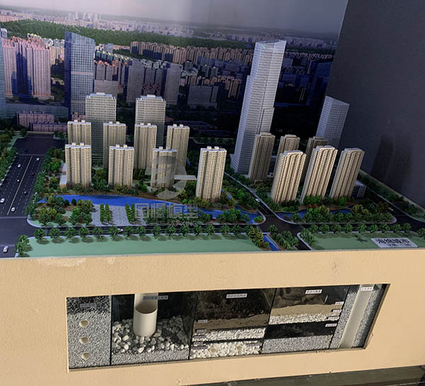嫩江市建筑模型